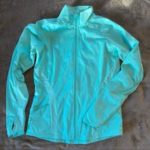Mint Green Nike Zip Up Running Jacket